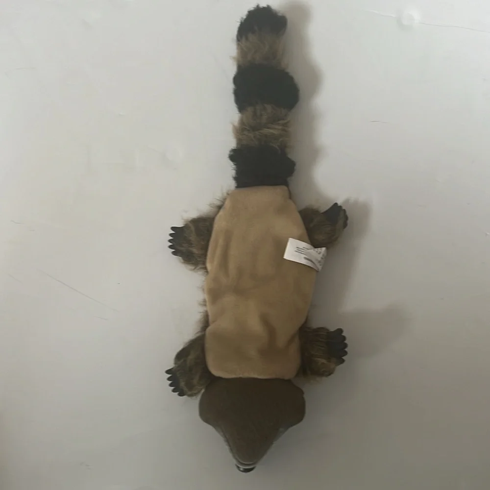 Latex Fox Head With Plush Body Squeaky Dog Toy